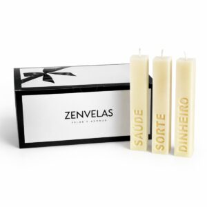 Kit 3 Velas Aromáticas Intenções - Decoração e Presente