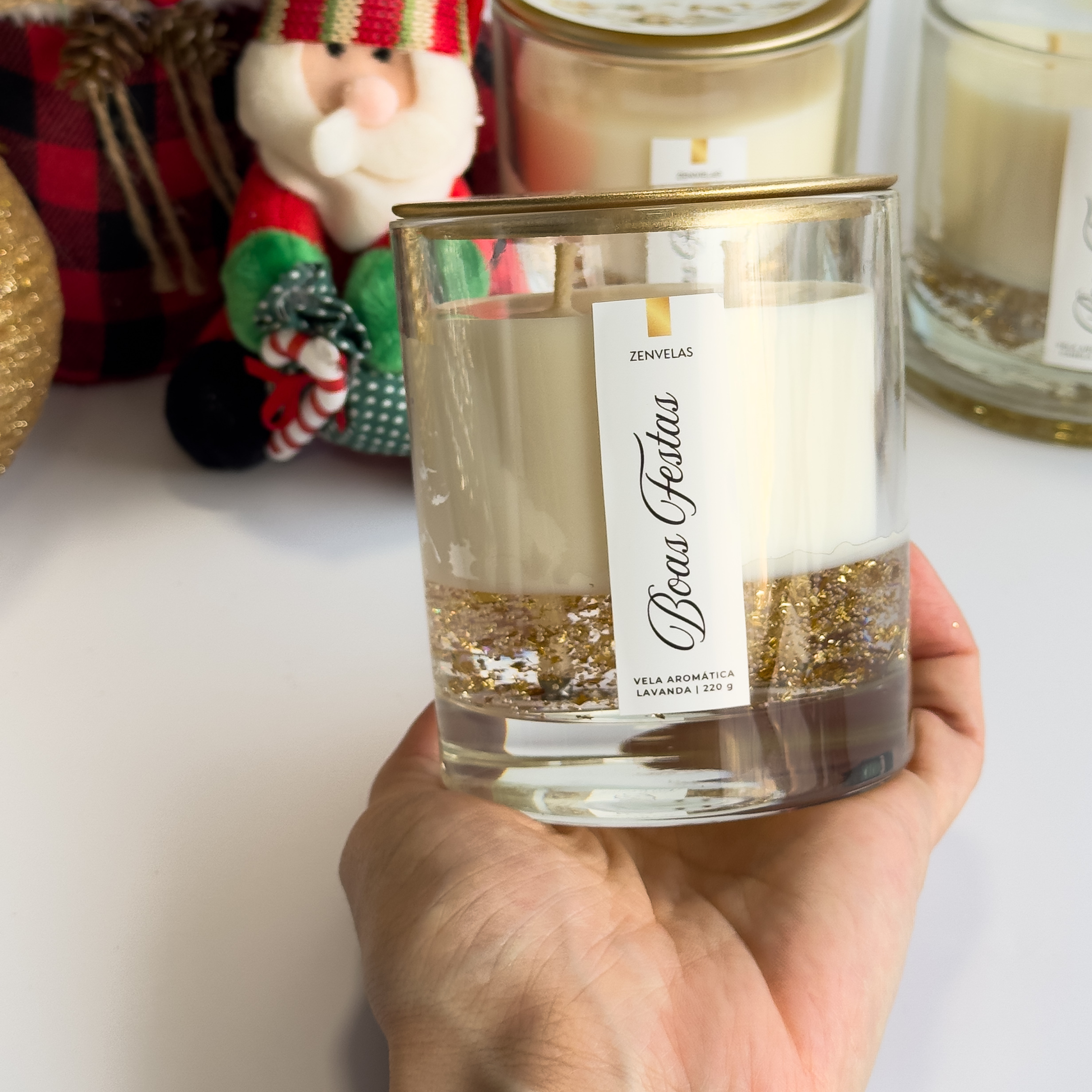 Vela Aromática de Natal 220g