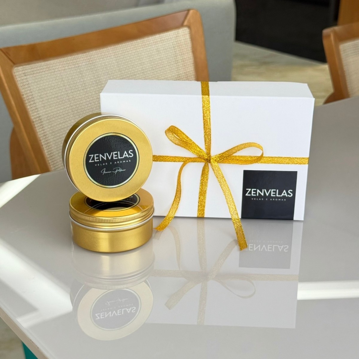 Kit 2 Velas Aromáticas Latinha - Presente - Imagem 2