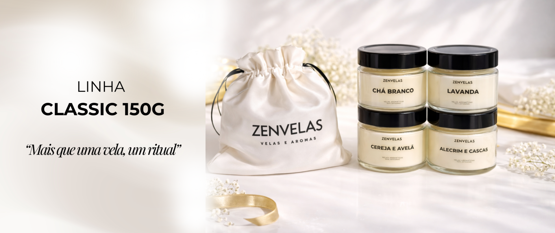 vela perfumada classic 150g